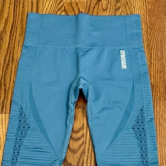 Gymshark Energy Laser Cut Dark Teal Leggings. Size Small. - Picture 2 of 7
